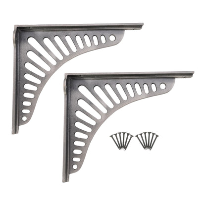 Sunrise Shelf Bracket Pewter (Sold in Pairs)