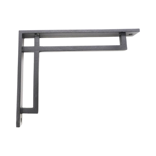 Narrow Art Deco Bracket Black (Sold in Pairs)