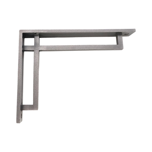 Narrow Art Deco Bracket Pewter (Sold in Pairs)