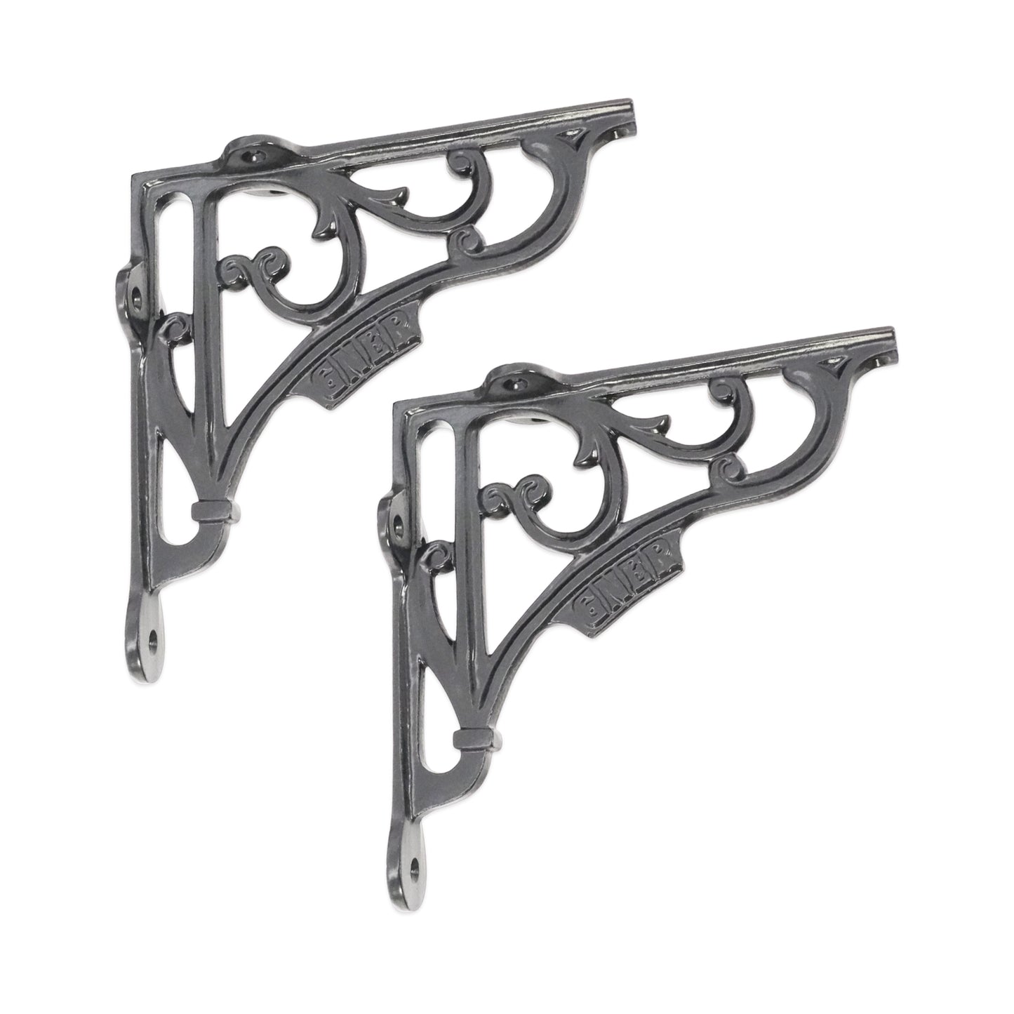 GNER Shelf Bracket Black 150x150mm (Sold in Pairs)