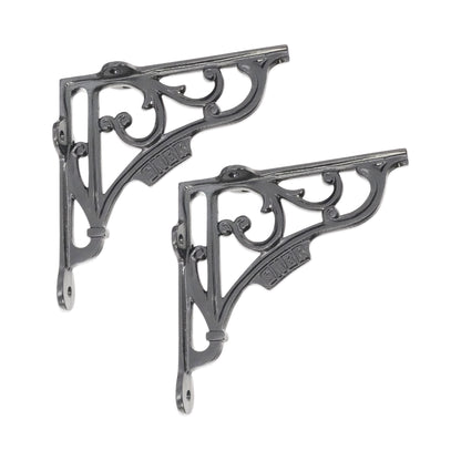 GNER Shelf Bracket Black 150x150mm (Sold in Pairs)