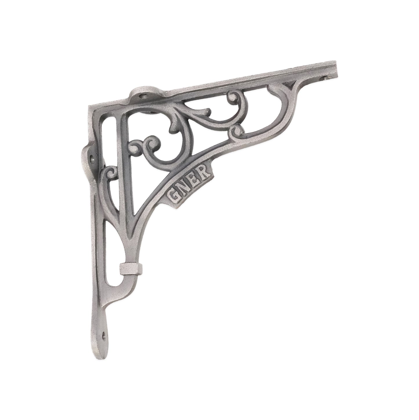 GNER Shelf Bracket Pewter 180x180mm (Sold in Pairs)