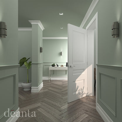 Balmoral White Primed Wall Panelling Lifestyle