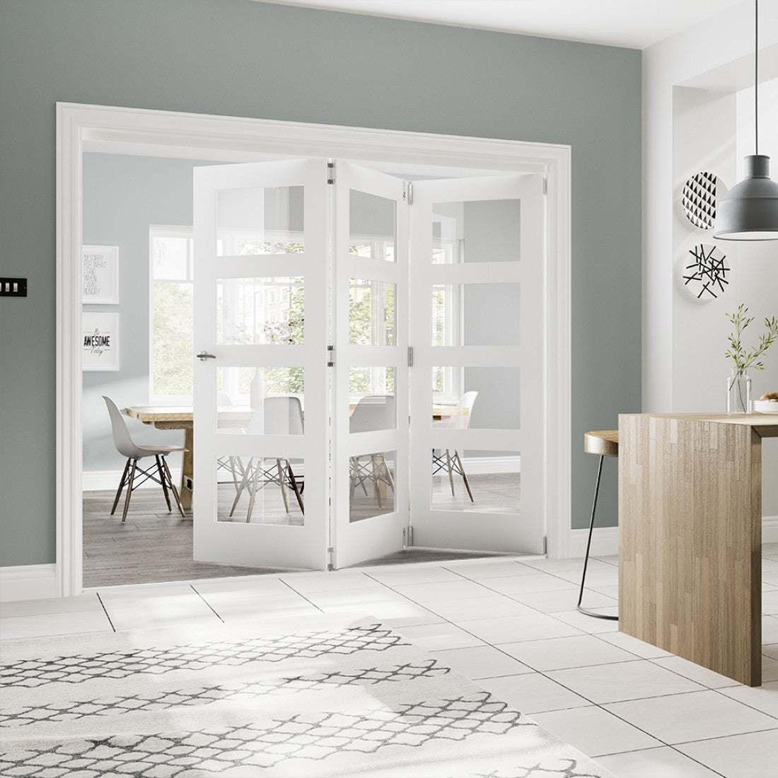 Bifold Frame Kit White Primed
