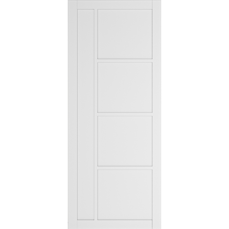 Brixton White Primed Urban Door