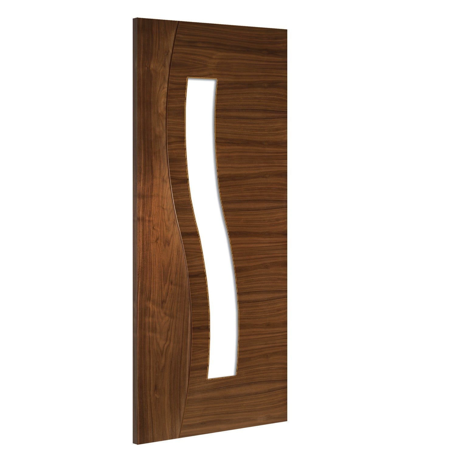 Cadiz Glazed Interior Walnut Door