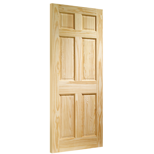 Colonial 6 Panel Internal Pine Door3d