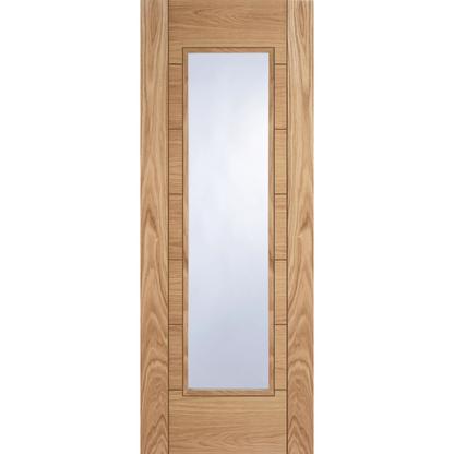 Corsica Oak 1 Light Glazed Pre-Finished Internal Door