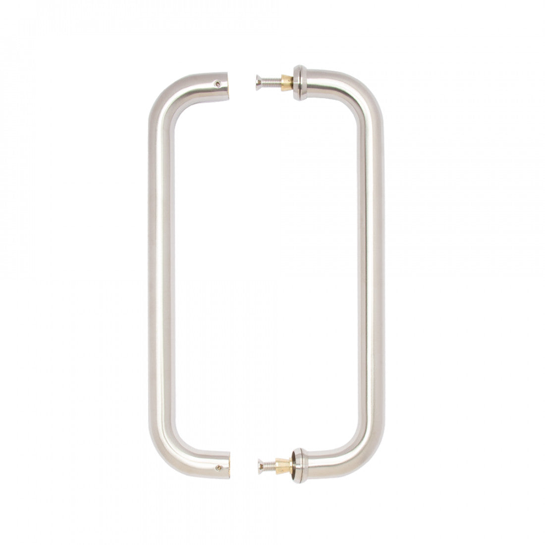 D-Pull Handle Satin Steel 22mm