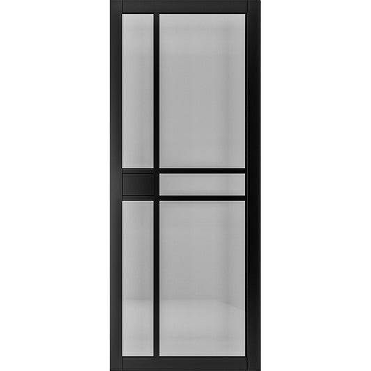 Dalston Black Prefinished Tinted Glaze Internal Door