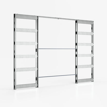 Double Pocket Door Kit 125mm