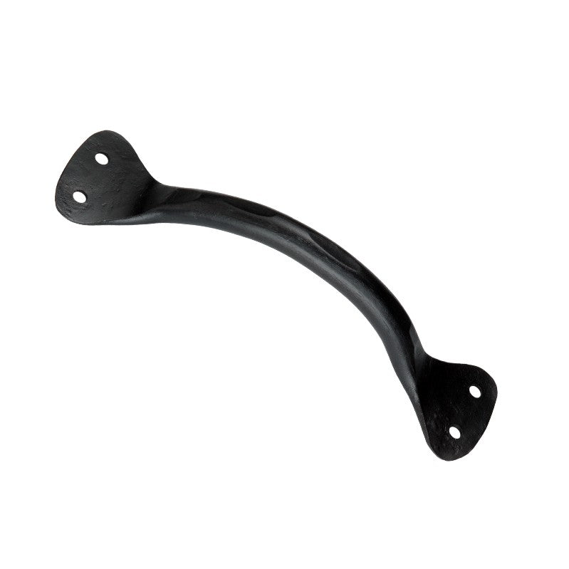 Hammered Pull Handle Medium Matt Black