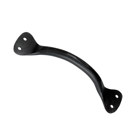 Hammered Pull Handle Medium Matt Black