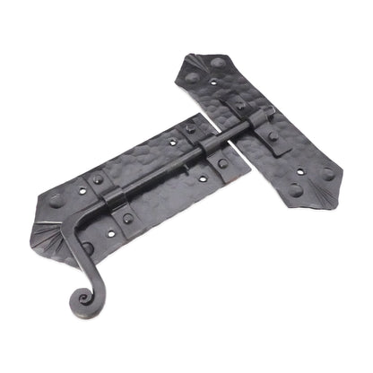 Victorian Cabinet Lock Matt Black