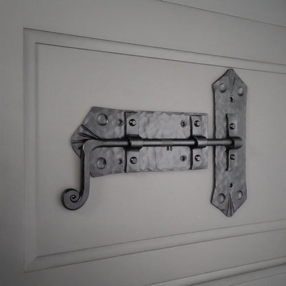 Victorian Cabinet Lock Matt Black
