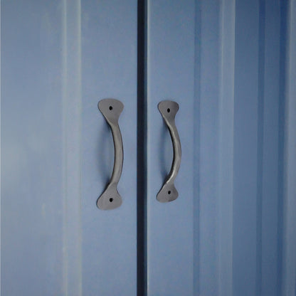 Hammered Pull Handle Small Matt Black