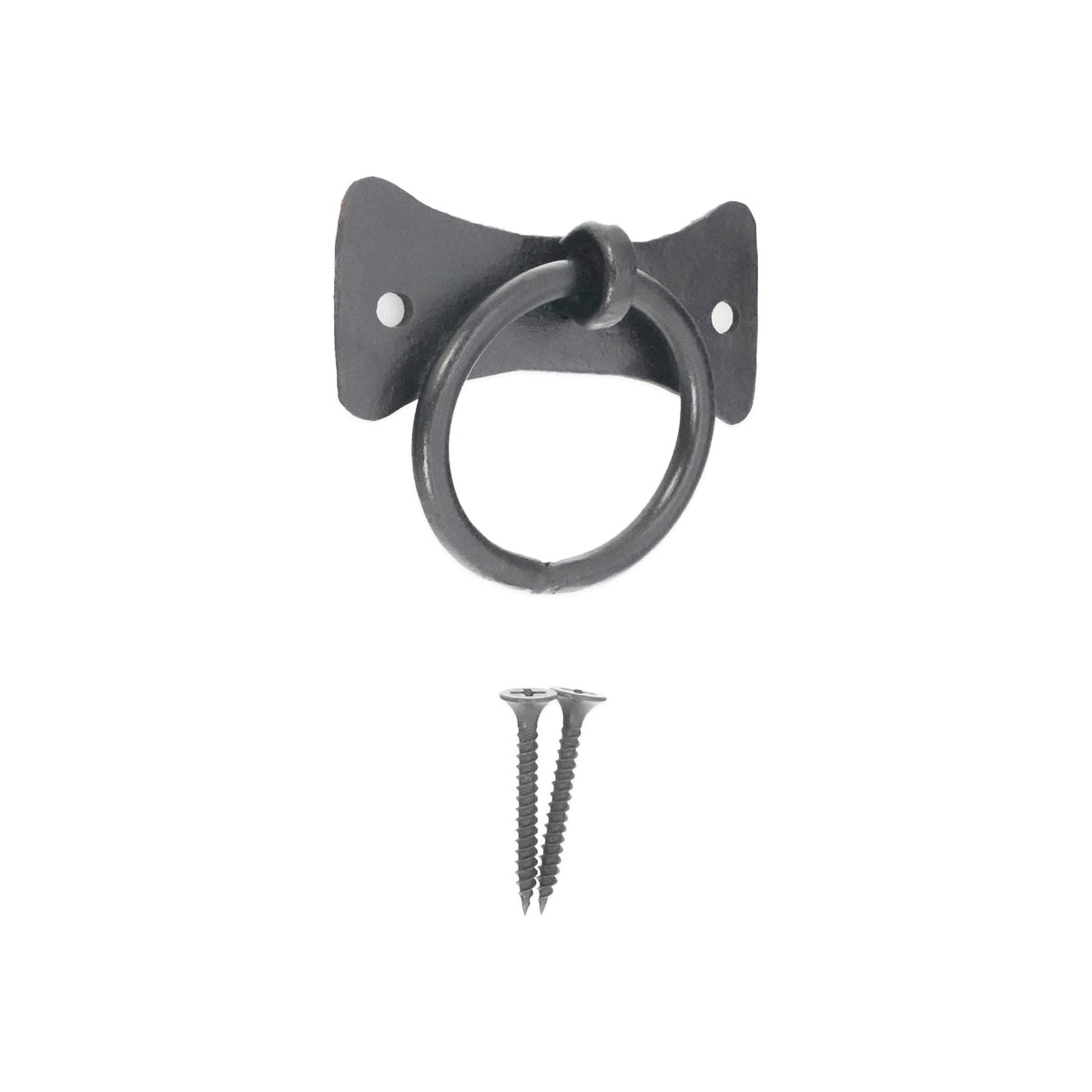 Flamingo Ring Drop Pull Matt Black