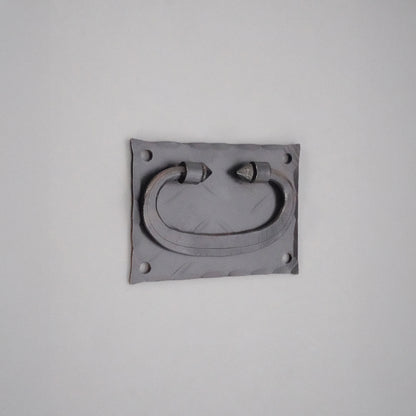 Spike Ring Drop Pull Matt Black