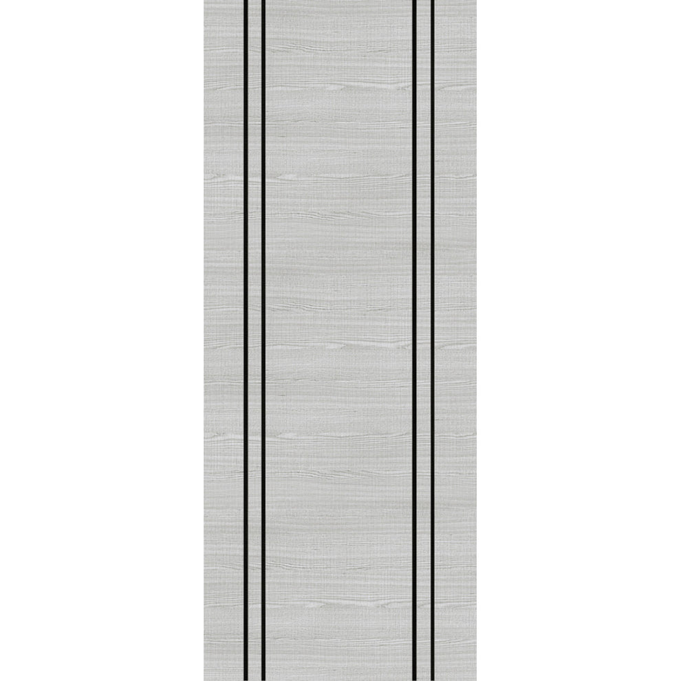 Flush Light Grey Ash | Vertical Inlay FD30 – Interior Doors