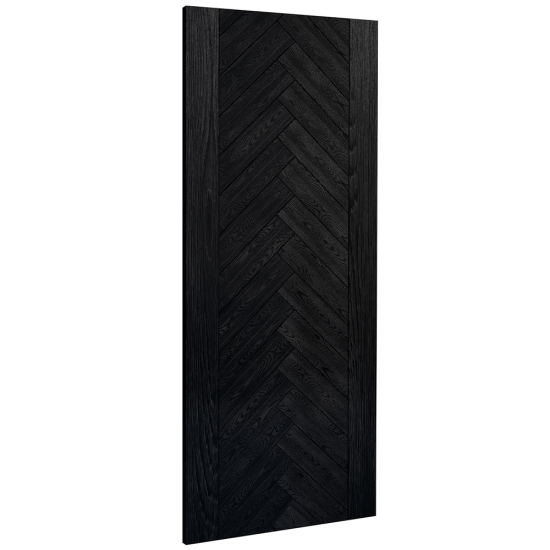 Fontaine Brushed Black Oak Door