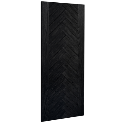 Fontaine Brushed Black Oak Door