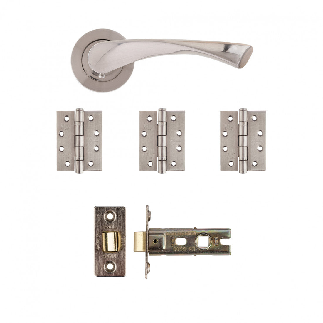 Fortuna Latch Kit Satin Finish Finish