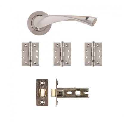 Fortuna Latch Kit Satin Finish Finish