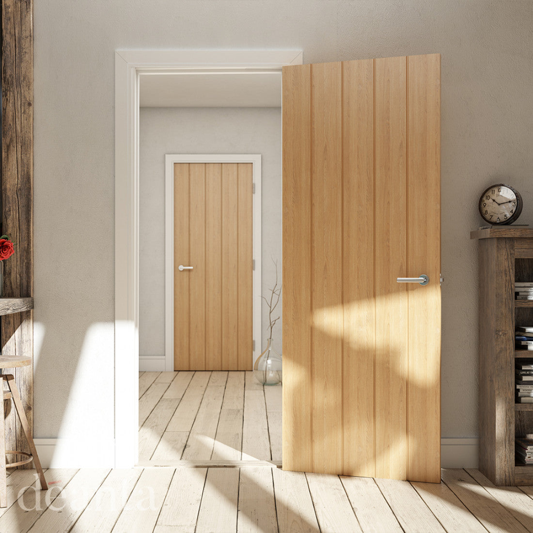 Galway Unfinished Oak internal door Deanta life