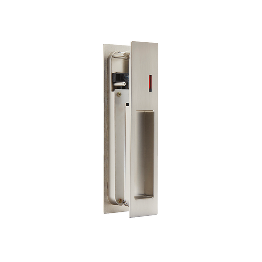Ironmongery-Gemini-Satin-Chrome-Tone-Pocket-Door-Privacy-Sliding-Lock