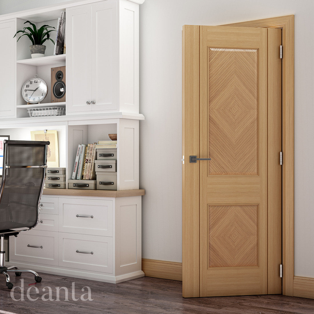 Kensington Prefinished Oak internal door deanta life