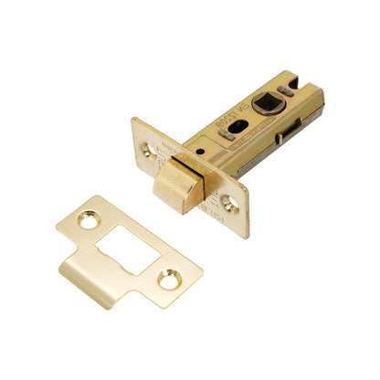 2.5" CE Bolt Through Tubular latch Electro Brass