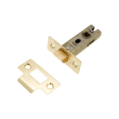 2.5" CE Bolt Through Tubular latch Electro Brass