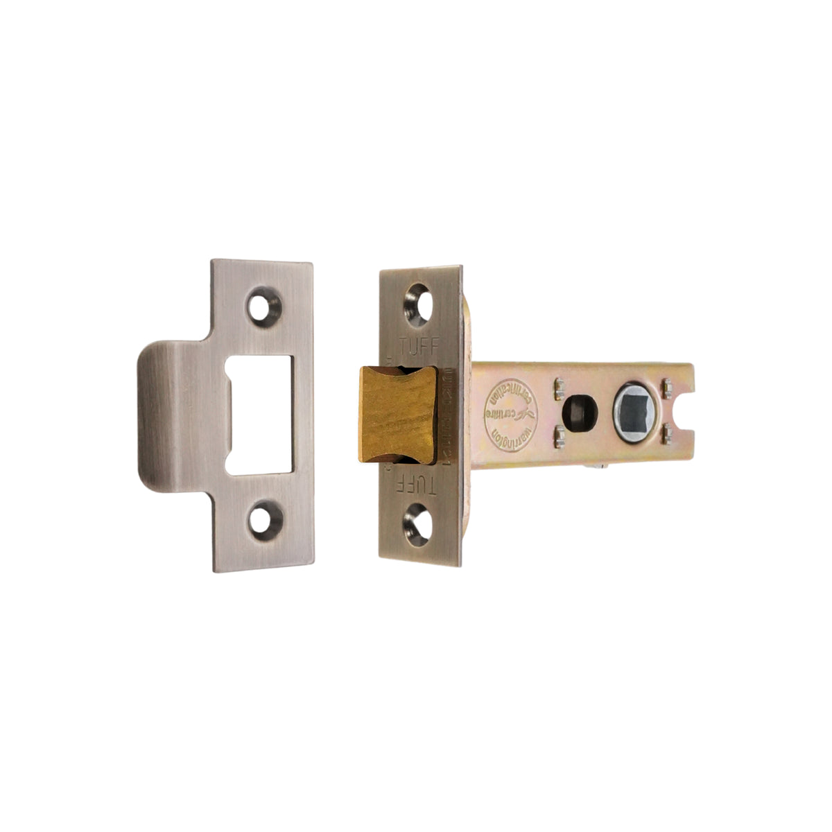 3" H/D Tubular Latch CE - Aged Brass