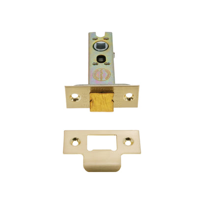 3" H/D Tubular Latch CE - Satin Brass