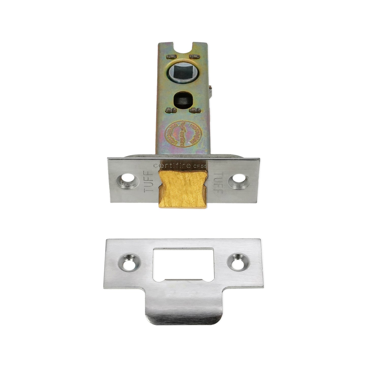 3" H/D Tubular Latch CE - Satin Chrome