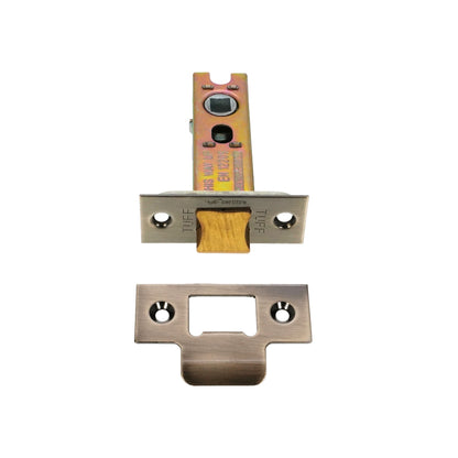 4" H/D Tubular Latch CE - Antique Brass