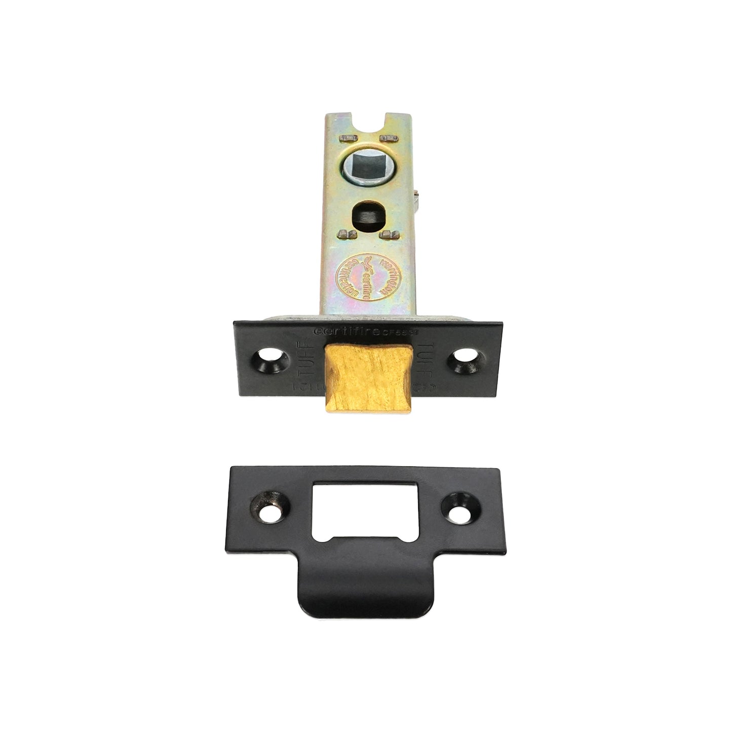 4" H/D Tubular Latch CE - Matt Black