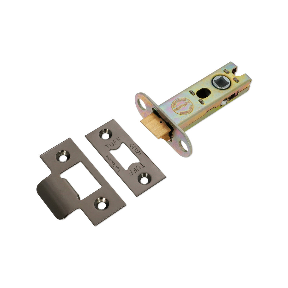 4" H/D Tubular Latch CE - Black Nickel