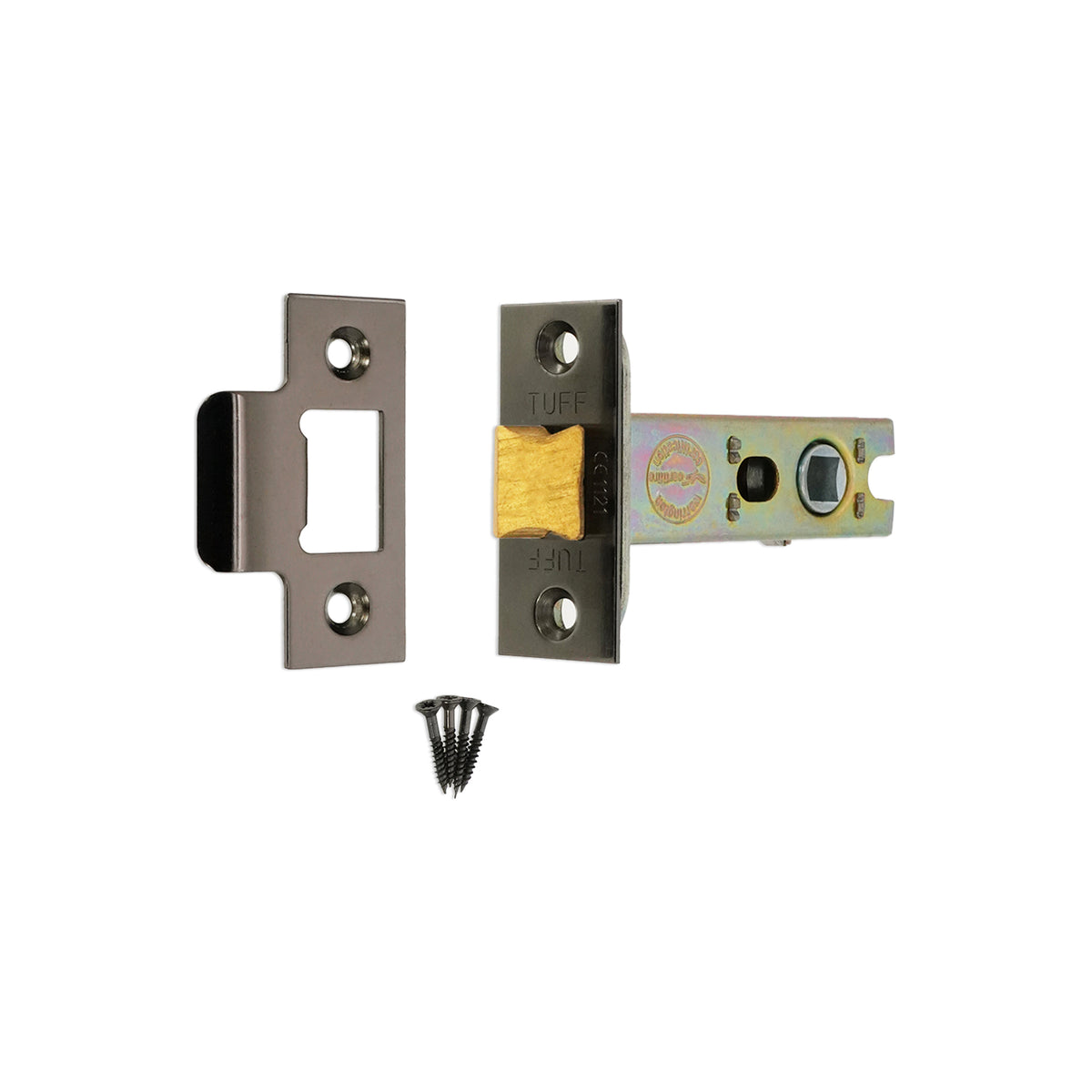 4" H/D Tubular Latch CE - Black Nickel