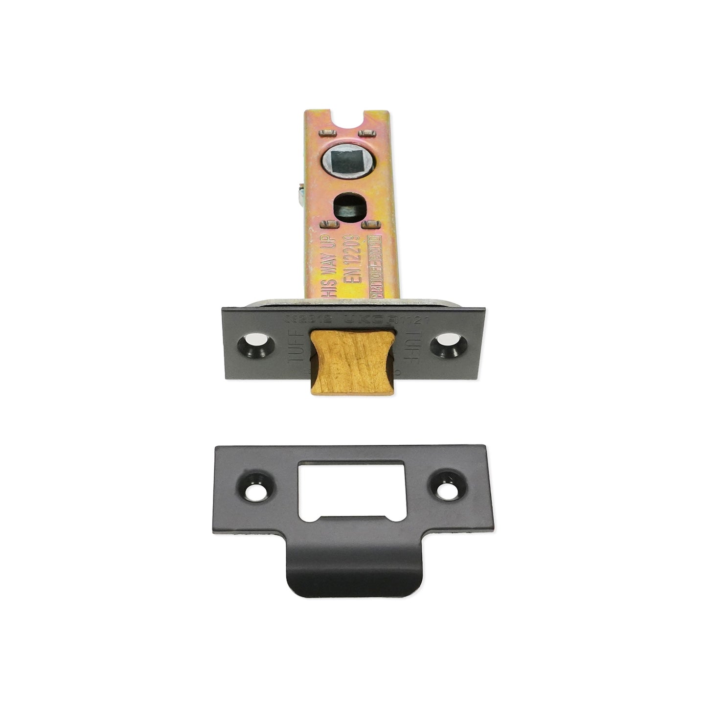 4" H/D Tubular Latch CE - Gunmetal Grey