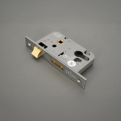 3" CE Euro Profile Mortice Sash Lock - Nickel Plated