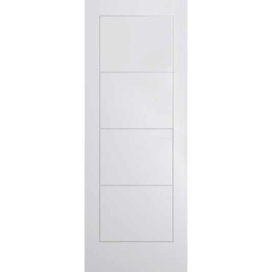 Ladder Primed White Fire Door