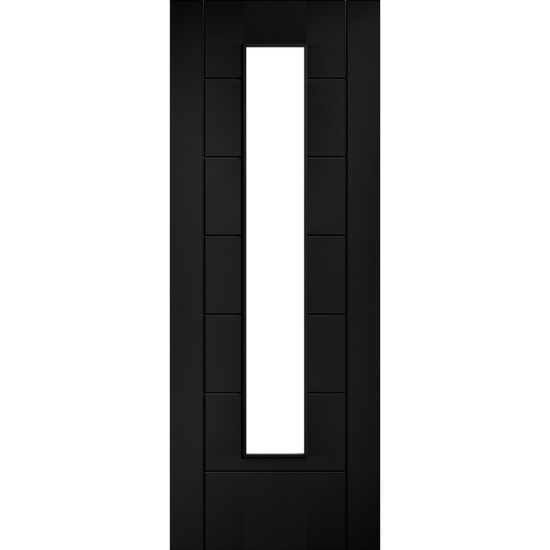 Laminate Linear 7P Glazed Pre-finished Black