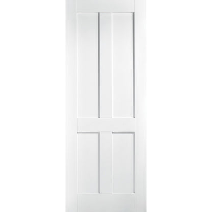 London 4P Primed White Fire Door