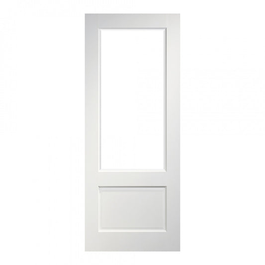 Madison White Primed Bevelled Glazed Internal Door