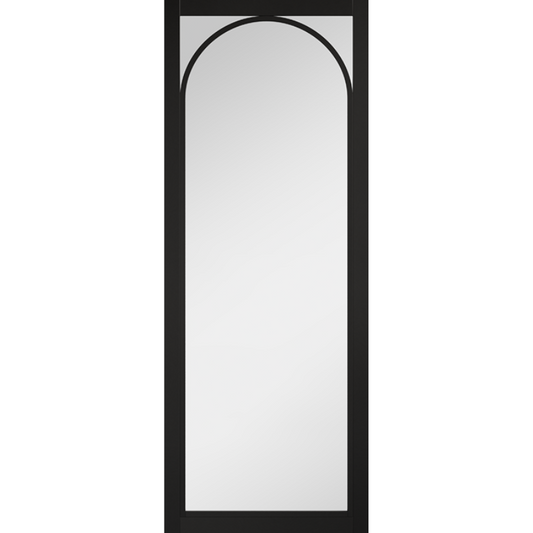 Melrose Glazed Clear Pre-finished Black