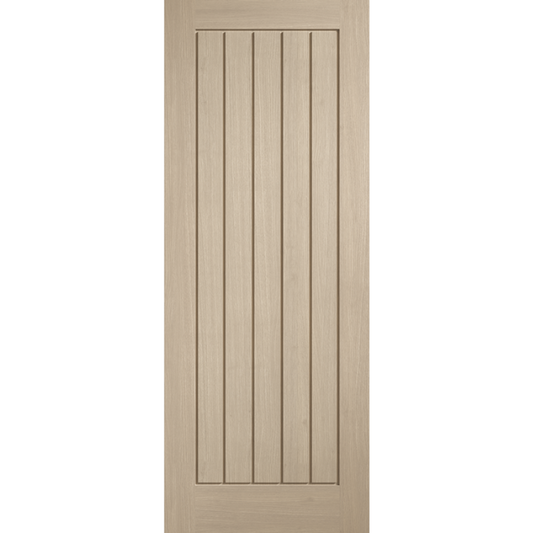 Mexicano Pre-Finished Blonde Oak Fire Door