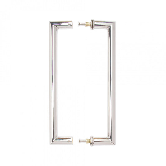 Mitred Pull Handle Polished Steel 22mm