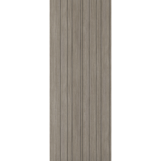 Montreal Pre-finished Light Grey Laminate Fire Door
