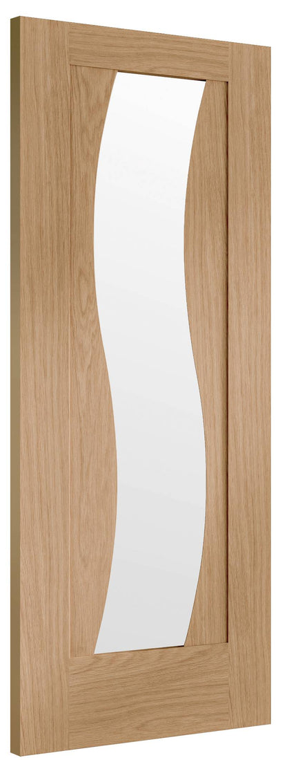 Florence Oak Pre-Finished Clear Glass